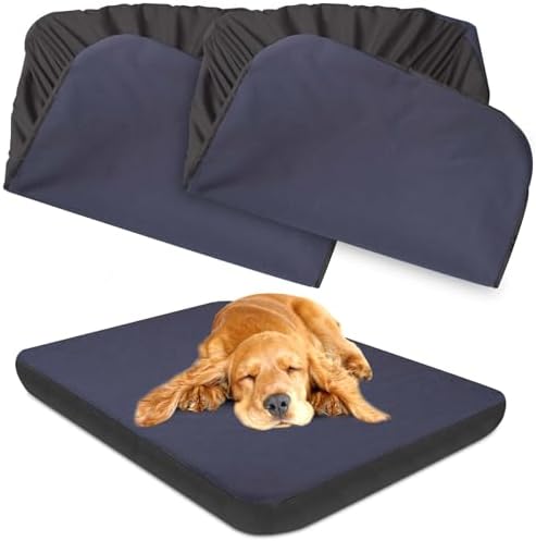 Dog Bed Covers Replacement Washable 100% Waterproof Dog Bed Sheets, Soft & by ALWZ-RDY