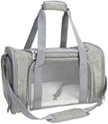 Soft Sided Carrier for Small Medium Cats Dogs, Removable Pad Collapsible Travel by NextFri
