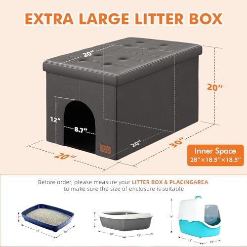 Cat Litter Box Enclosure Furniture - Image 2