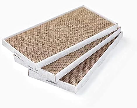 Cardboard Scratcher Pad Scratching Post:Smartbean 3PCS Cat Cardboard, Cat by SMARTBEAN