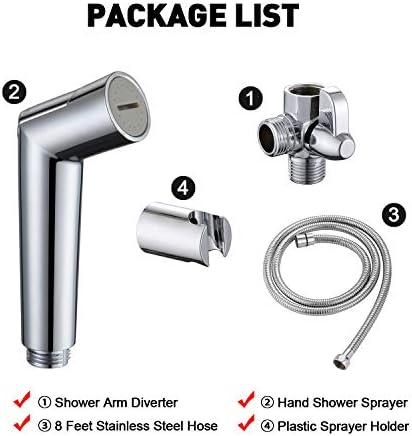 SUMERAIN Pet Shower Sprayer, Dog Shower Attachment - Image 6