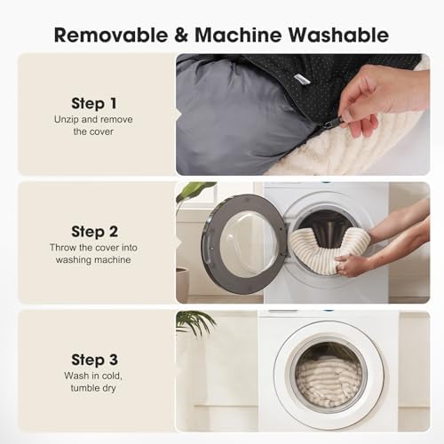 MIXJOY Dog Bed for Medium Sized Dogs, Washable Medium Dog Beds - Image 5
