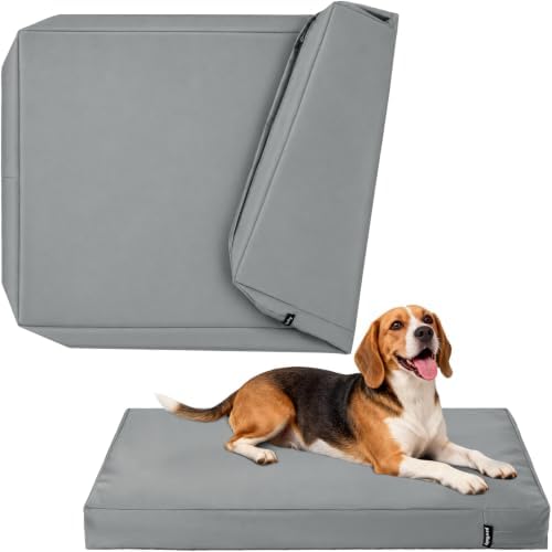 PAWFINITY Waterproof Dog Bed Cover Replacement Washable, Zipper Closure by Pawfinity