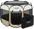 Love's cabin Pet Puppy Dog Playpen, Medium Dog Tent Crates Cage Indoor/Outdoor by Lovescabin