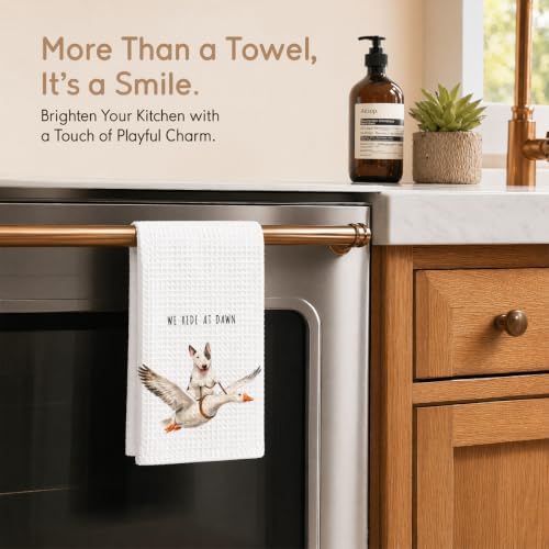 Bull Terrier Kitchen Towels, Cute Hand Tea Towel - Image 3