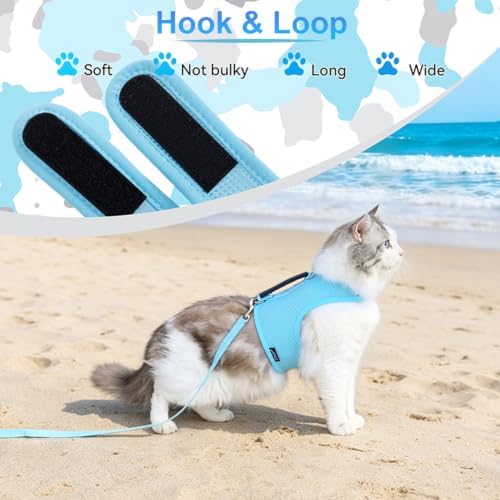 Cat Harness and Leash Set for Walking Escape Proof, Extra Large - Image 3