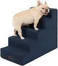 EHEYCIGA Dog Stairs for High Bed 25" H, Extra Wide Dog 5-Step by EHEYCIGA