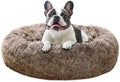 JOLLYVOGUE Calming Dog Beds Large Sized Dog, 36in Donut Washable Large Pet Bed by JOLLYVOGUE