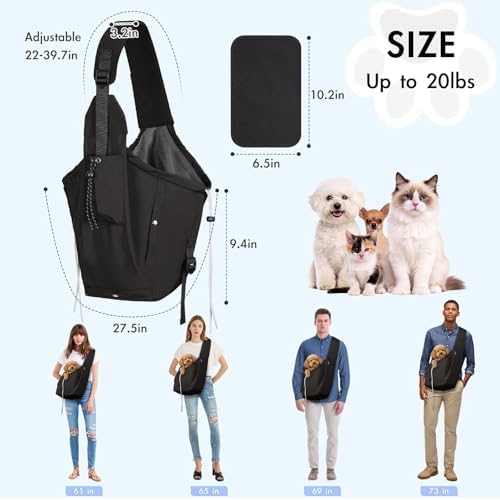 Dog Carrier Sling, Puppy Carrier Sling 20 lbs - Image 2