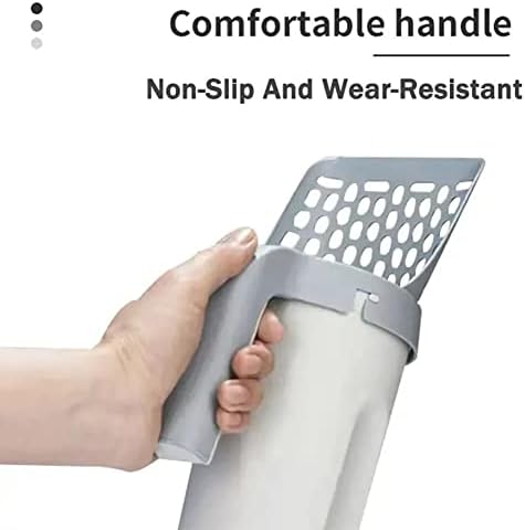Cat Litter Scoop with Bag Holder, Integrated Detachable Deep Cat Litter Shovel - Image 2