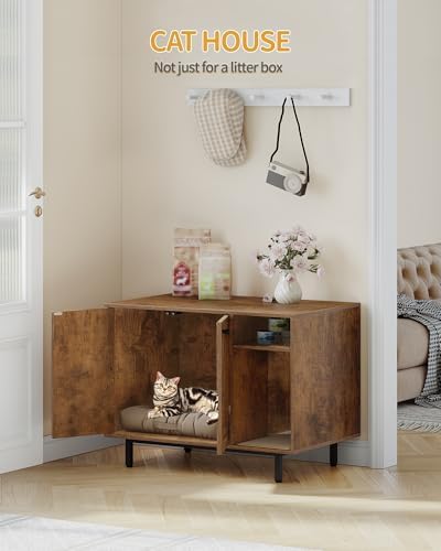 Hzuaneri Cat Litter Box Enclosure, Hidden Litter Box Furniture - Image 5