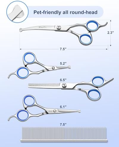 6-in-1 Dog Grooming Scissors - Image 2