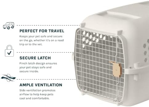 SportPet 32” Medium Front Load Hard Sided Pet Carrier Kennel – Secure Portable - Image 5