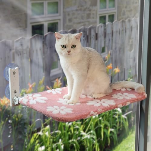 Cute Cat Window Perch, Foldable Cat Window Hammock by Yaning