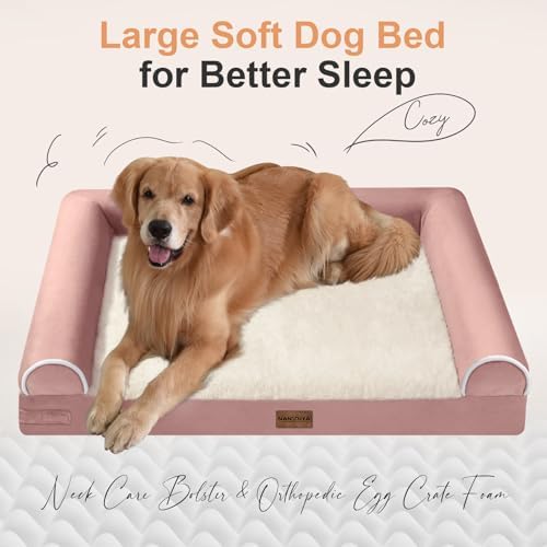 NANUYA Orthopedic Dog Bed for Jumbo Dogs, 48 x 33 Inch - Image 2