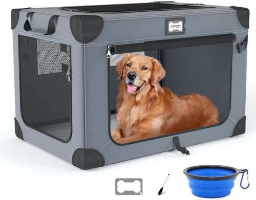 42 Inch Collapsible Dog Travel Crate by Unknown