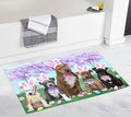 Doggie of the Day Easter Holiday Pit Bull Dog Bath Mat- Anti-Slip Pet Bath Mat by DoggieoftheDay