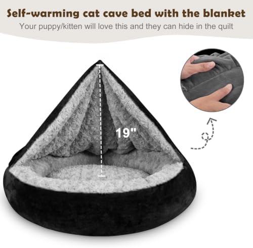 JOEJOY Small Dog Bed Cat Bed - Image 5