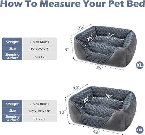 INVENHO X-Large Dog Bed for Large, Small Dogs - Image 5