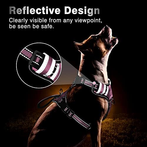WINSEE Large Pink Service Dog Harness - Image 5