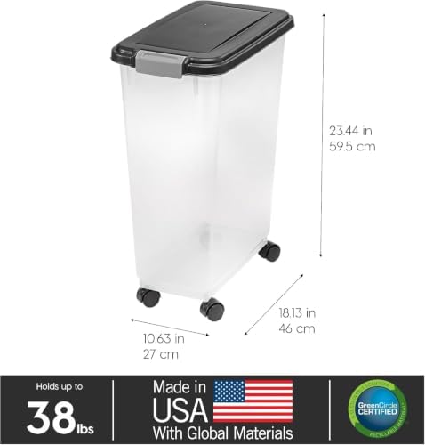 IRIS USA Dog Food Storage Container, Made in USA - Image 3