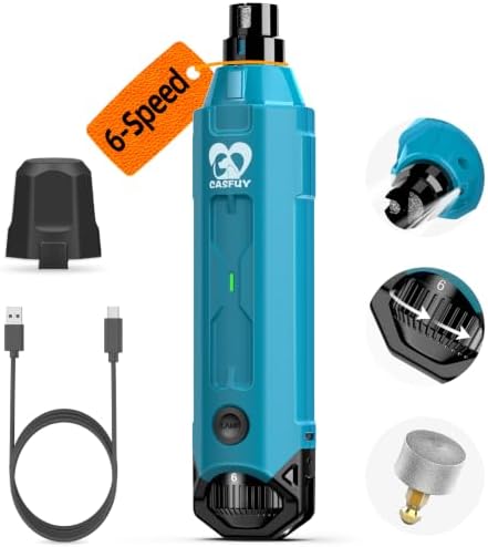 Casfuy 6-Speed Dog Nail Grinder by casfuy
