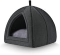 Amazon Basics Cat Cave Bed, 2-in-1 Foldable House by AmazonBasics