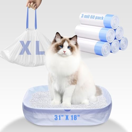 60 Pack Large litter box liners by Fronip