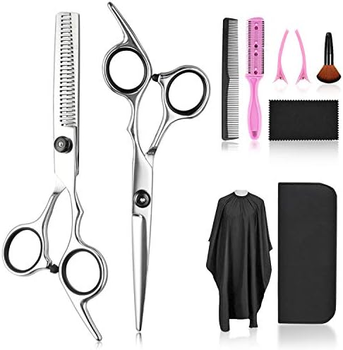Fcysy Professional 10 Pcs Sharp Barber Hair Cutting Kit by Fcysy