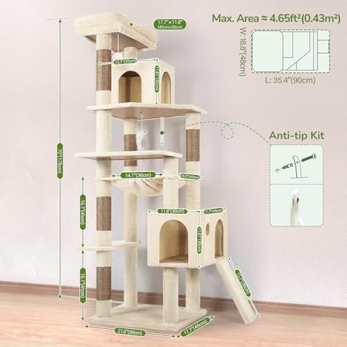 Globlazer F70 Pro Heavy Duty Cat Tree Tower - Image 6