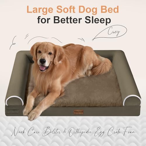 NANUYA Orthopedic Dog Bed for Jumbo Dogs, 48 x 33 Inch - Image 2