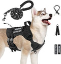 No Pull Tactical Dog Harness Medium Sized Dog, Service Dog Vest by Yungaspy