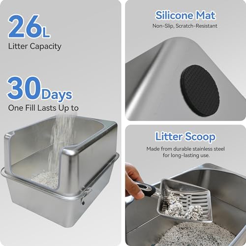 Stainless Steel Litter Box - Image 5