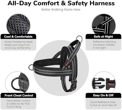 Didog No Pull Dog Harness for Small Dogs, Breathable Mesh Padded - Image 6