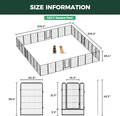 FXW Rollick Dog Playpen, Yard & RV Camping, 32 Panels - Image 6