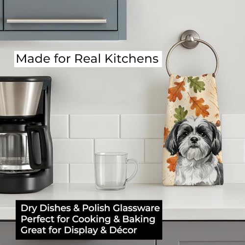 Caroline's Treasures Shih Tzu Dogs Kitchen Towel 15x25 in - Image 3