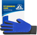 Pet Hair Removal Glove with 255 Silicone Tips by DELOMO