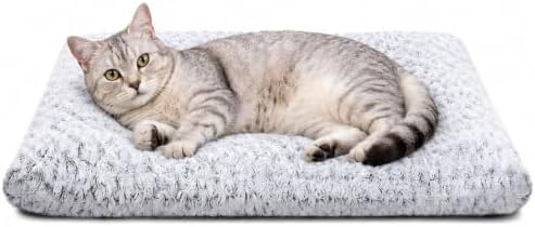 Dog Bed Small Size, Plush Washable Pet Bed Mat, Dog Crate Bed 17"x14" by Unknown