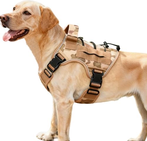Heavy-Duty Tactical Dog Harness by Bruvoalon