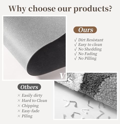 Bathroom Mat Rugs Sets 2 Piece Stone Bath Mats - Image 6