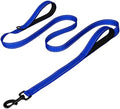 Joytale Dog Leash for Large Dogs that Pull, Double Handle, Royal Blue by Joytale