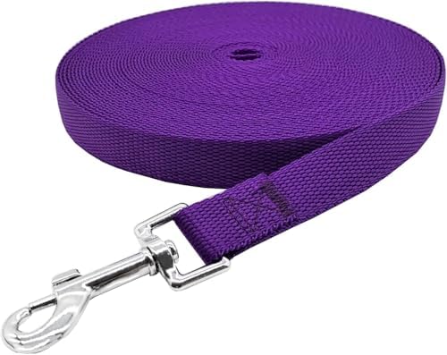 Nylon Training Dog Leash for Small Medium Large Dogs, 15ft 20ft 30ft 50ft 100ft - Image 3