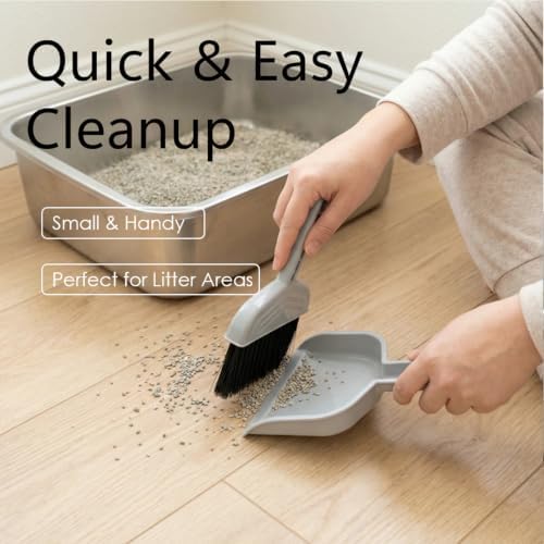 4-in-1 Cat Litter Scoop with Holder, Cat Litter Box Organizer Cleanup Kit - Image 5