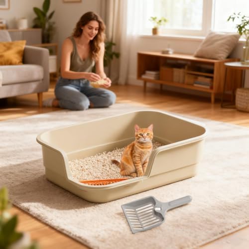 Semi Enclosed Litter Box Large - Image 3