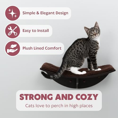 Trixie Lea Wall Mount Perch XXL, Cat Shelf - Image 2