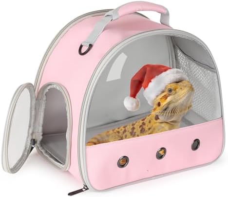 Bearded Dragon Carrier, Lizards Cage, Hamster Outdoor Used, Small Animal Travel by WEVONIGU