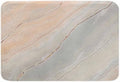 Marble Bath Mat for Bathroom Light Marble Texture Stone Rock Floor Grey Pink by Unknown
