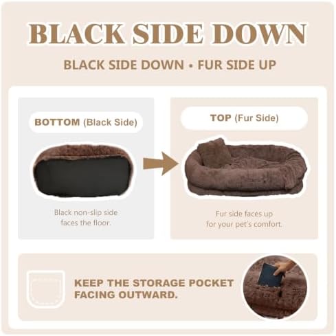 WROS Human Dog Bed for Adult - Image 4