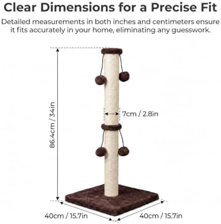 Dimaka Cat Scratching Post, Cat Scratcher - Image 2