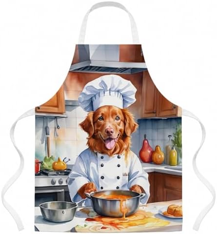 Caroline's Treasures Nova Scotia Duck Tolling Retriever The Chef Apron Cooking by CarolinesTreasures